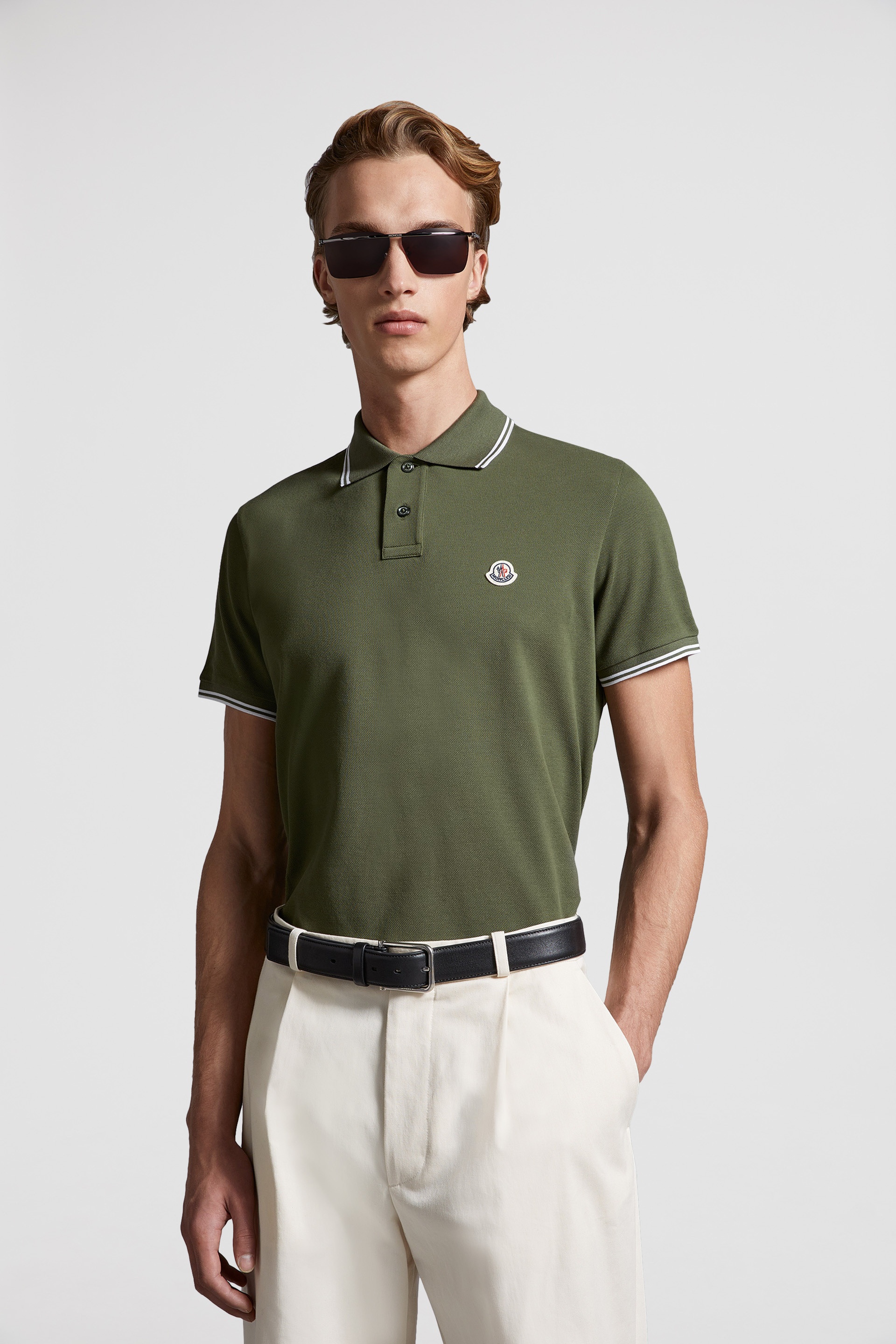 Logo Patch Cotton Polo Shirt - 2