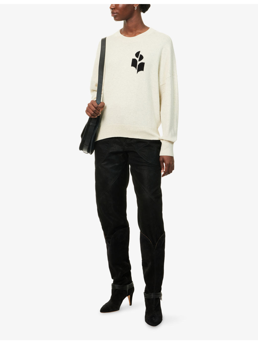 Marisans Intarsia Cotton-Blend Knitted Jumper - 2