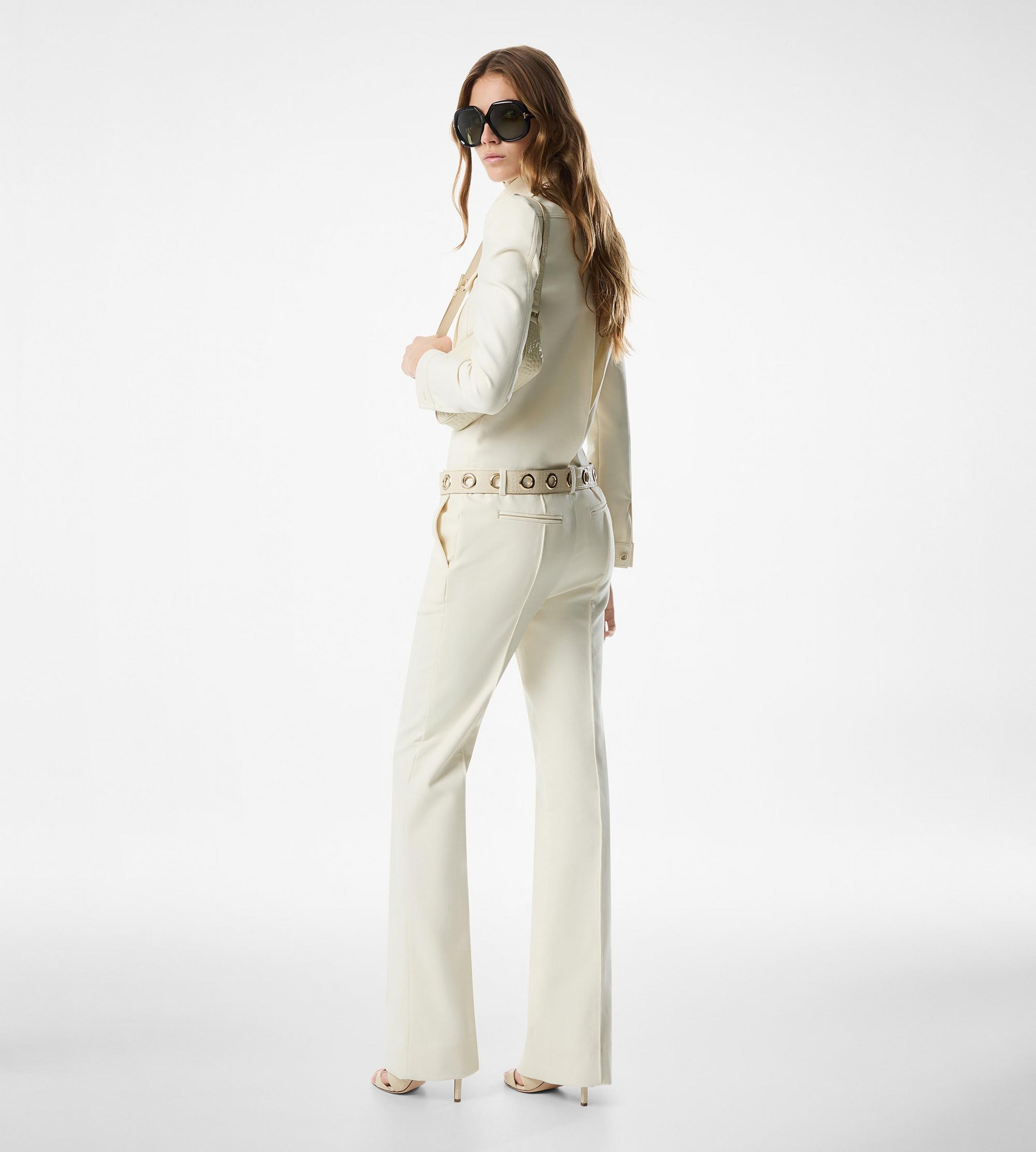 STAND COLLAR SAFARI JUMPSUIT - 4