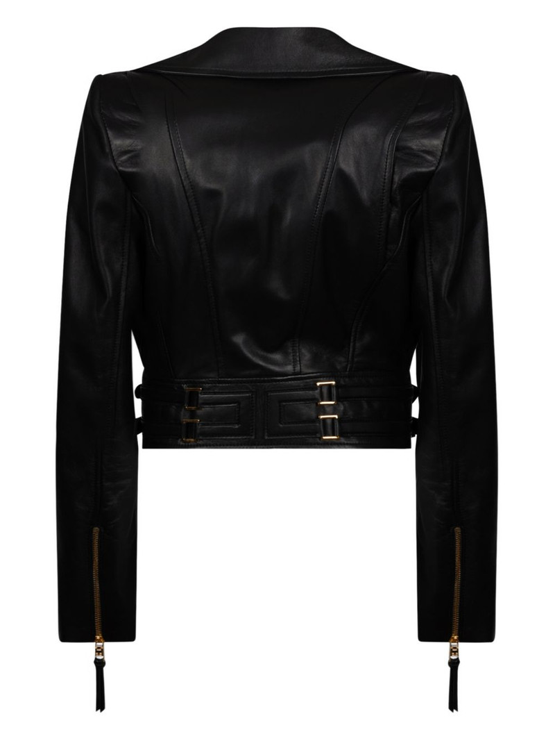 ELISABETTA FRANCHI zip-detail jacket outlook