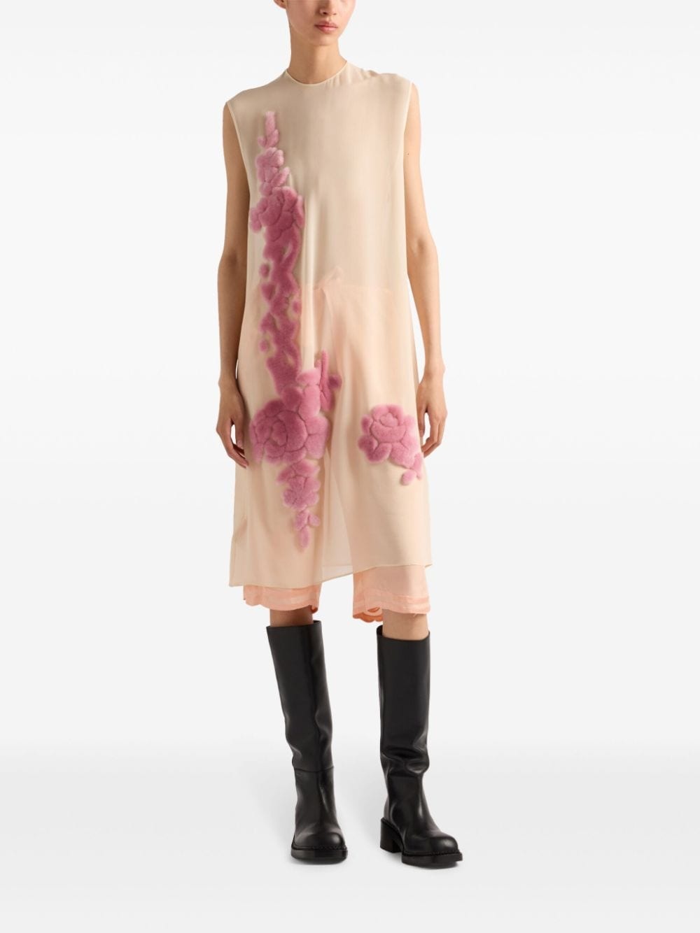 Georgette midi dress - 2