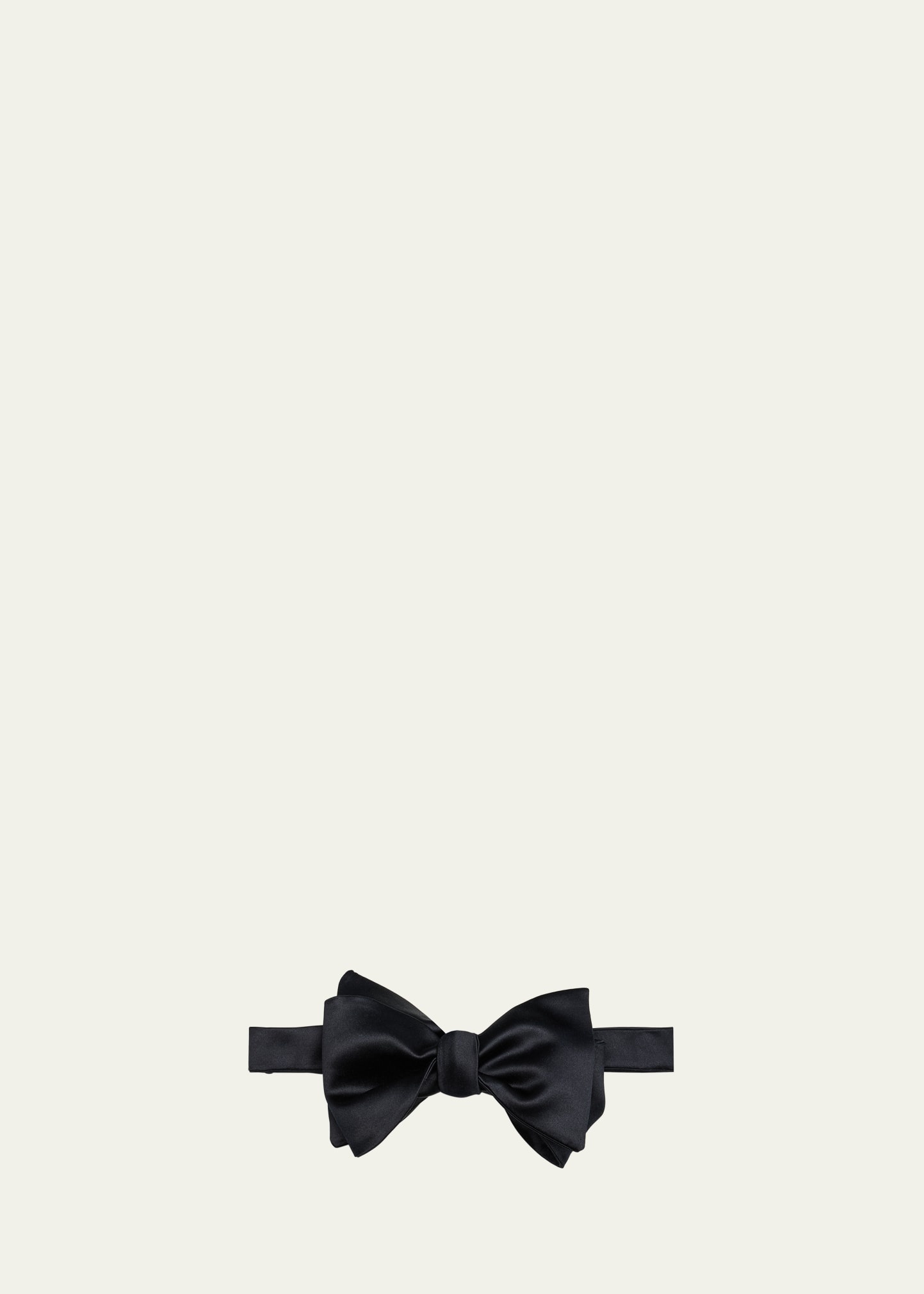 Men's Silk Pre-Tied Bow Tie - 1