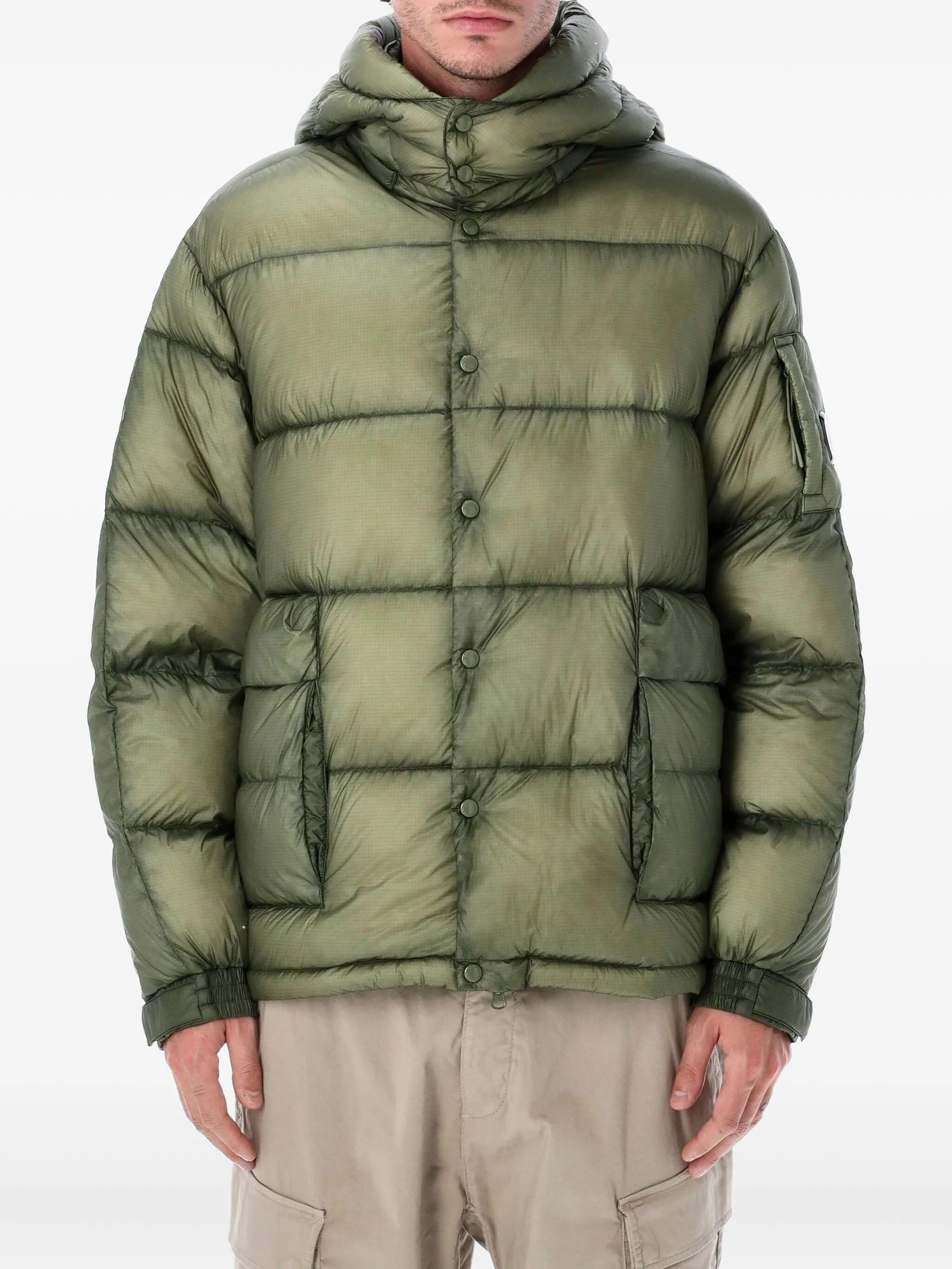 C.p. Company Hooded Padded Jacket - 1