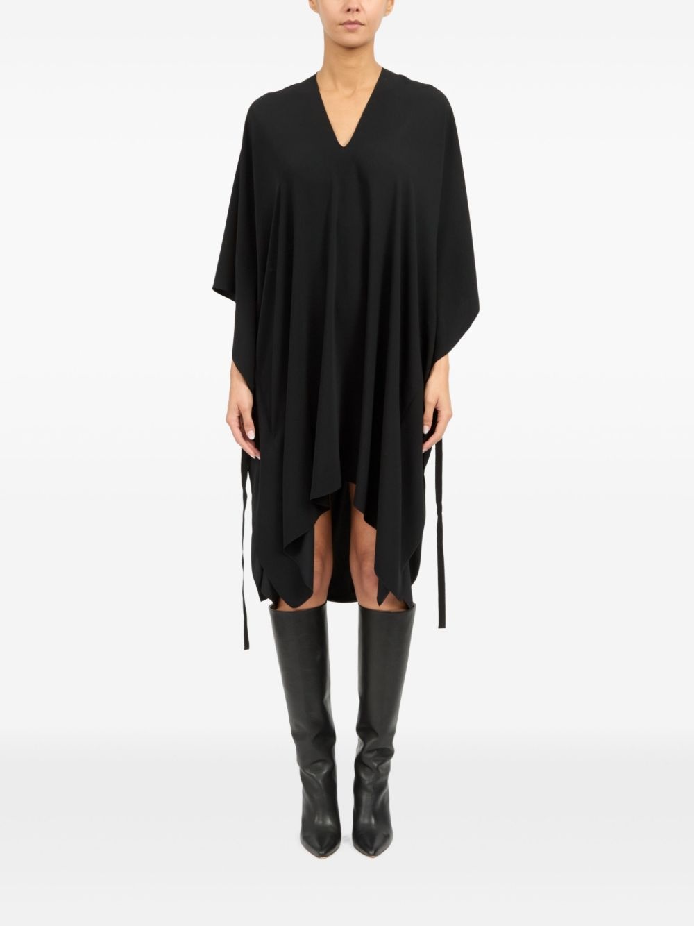 V-neck midi dress - 3