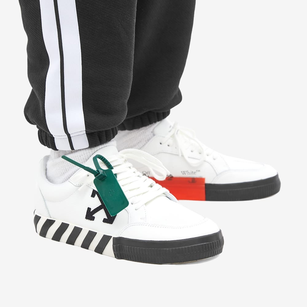 Off-White Low Vulcanized Calf Leather Sneaker - 6