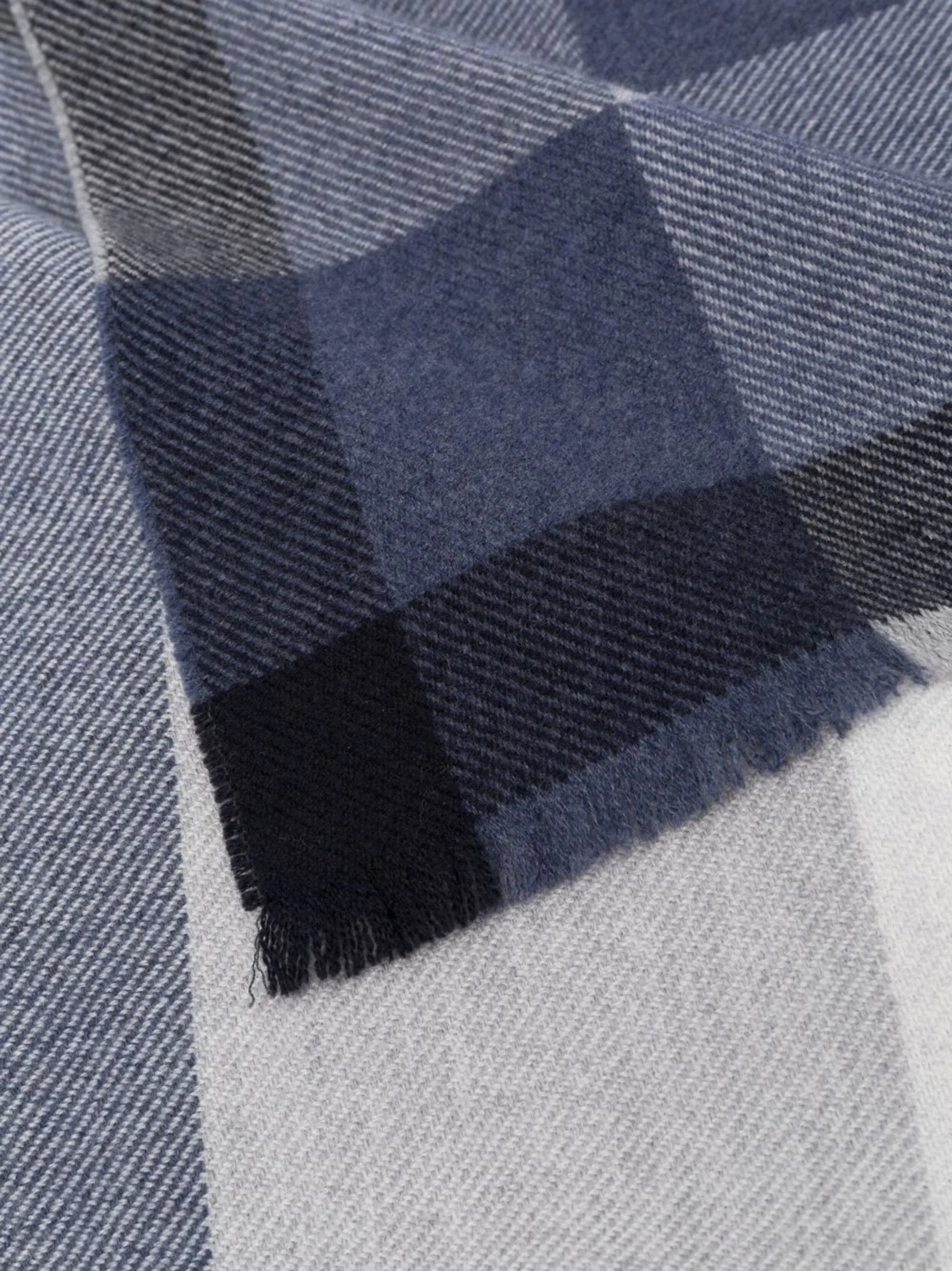 Brunello Cucinelli Check-print Frayed-edge Scarf - 2