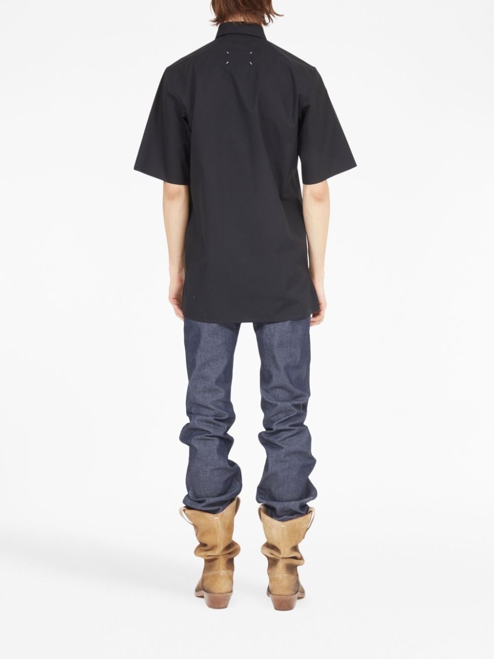 short-sleeve cotton shirt - 4
