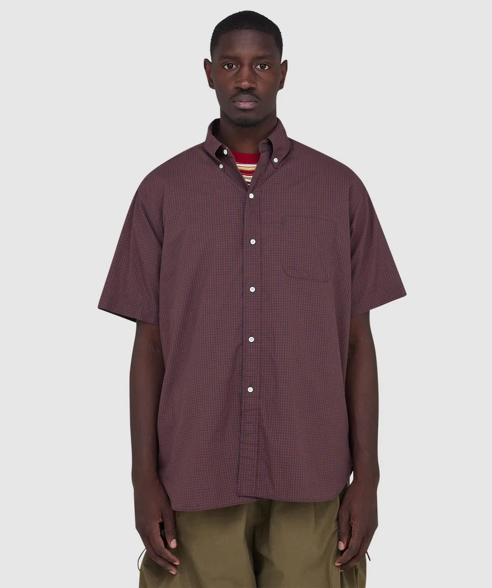 B.D. classic fit mini plaid shirt - 1