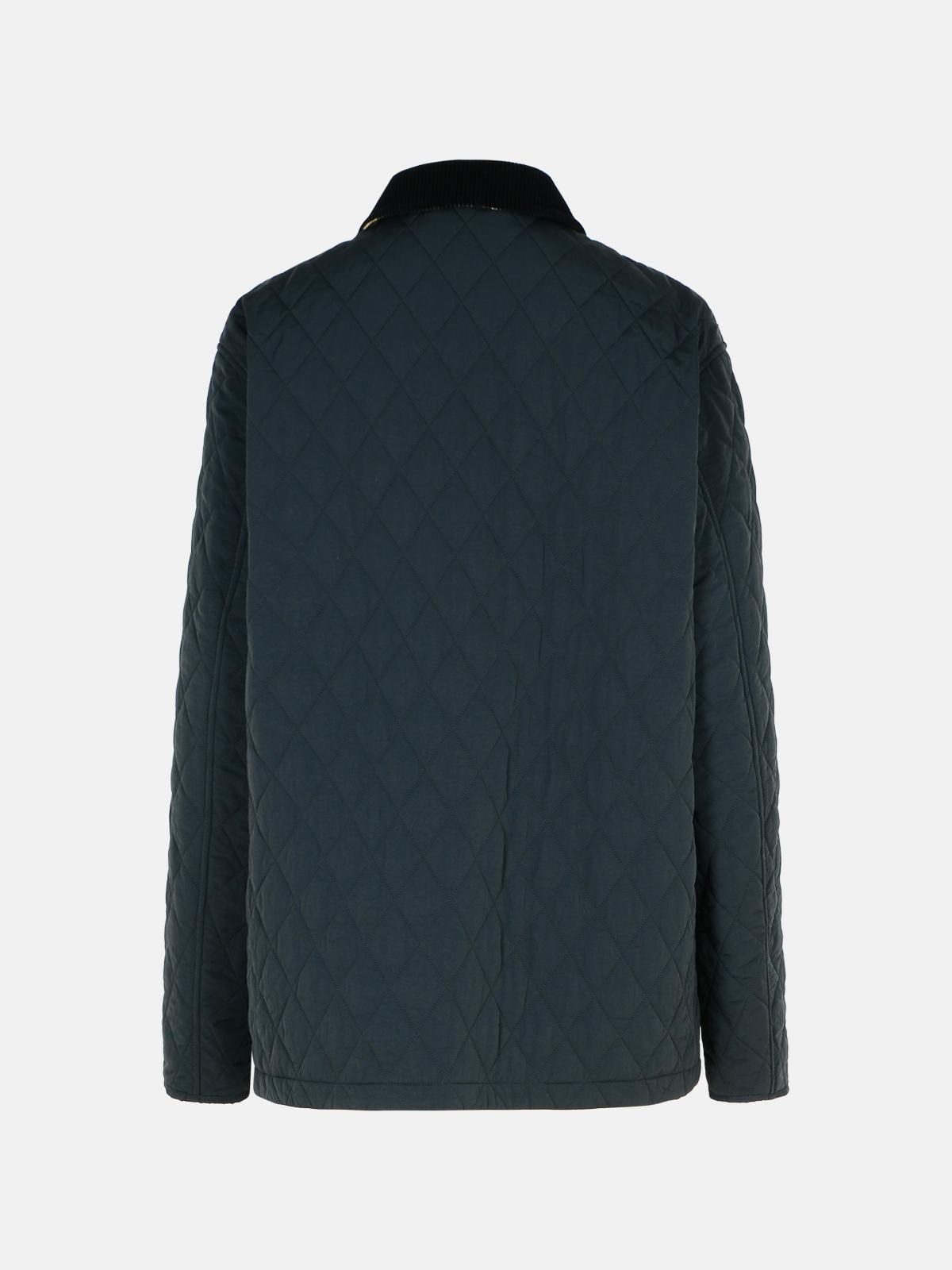 QUILTED JACKET IN BLACK NYLON - 3