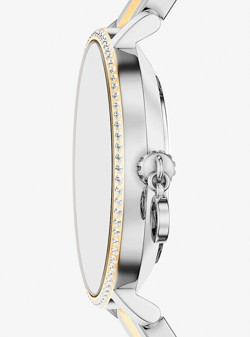 MICHAEL KORS Mini Pyper Pavé Two-Tone Watch outlook