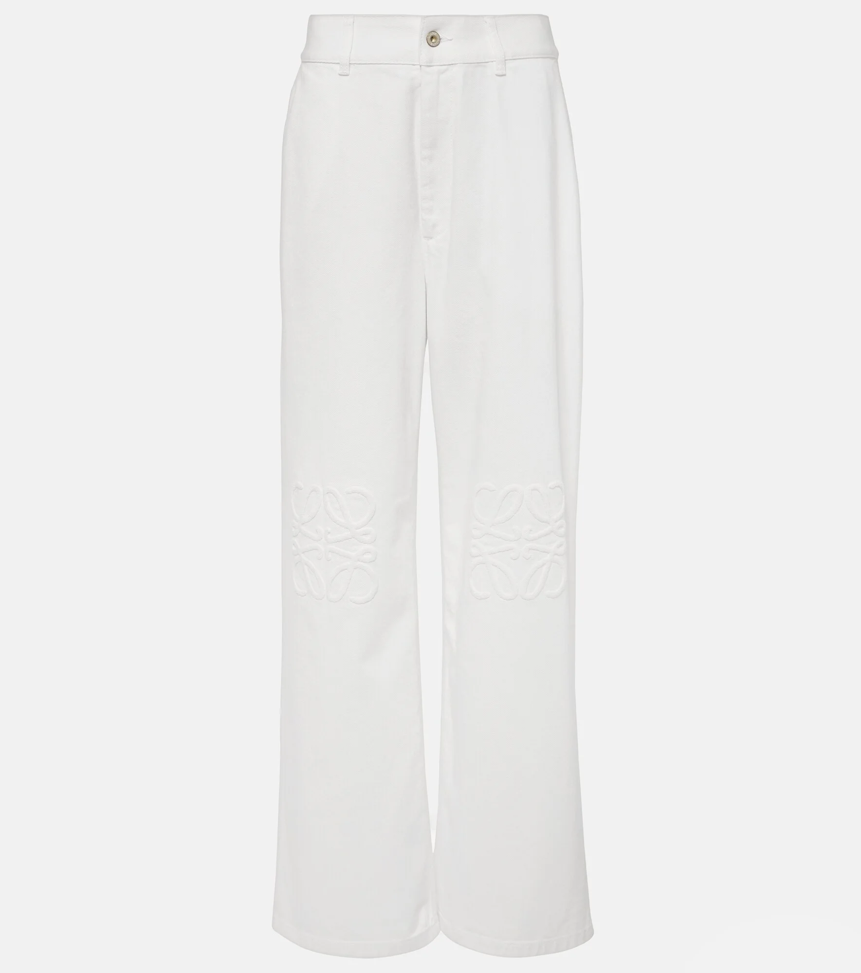 Anagram wide-leg jeans - 1