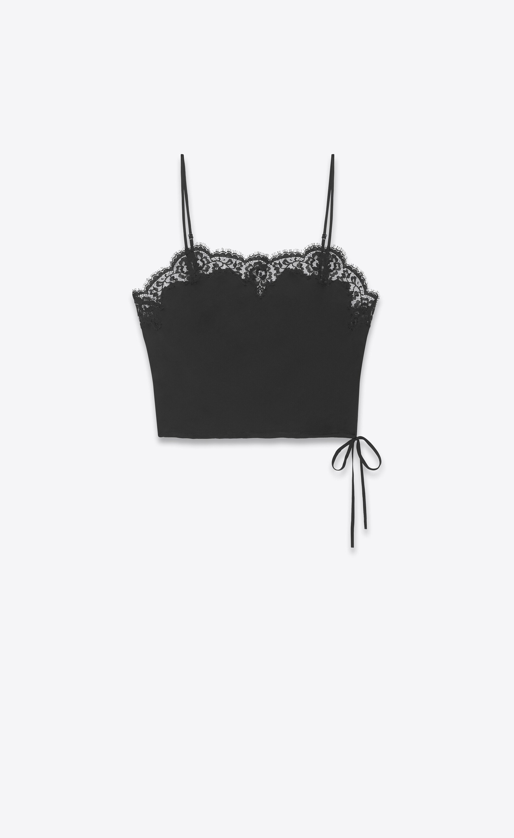 lace-trim camisole top - 1