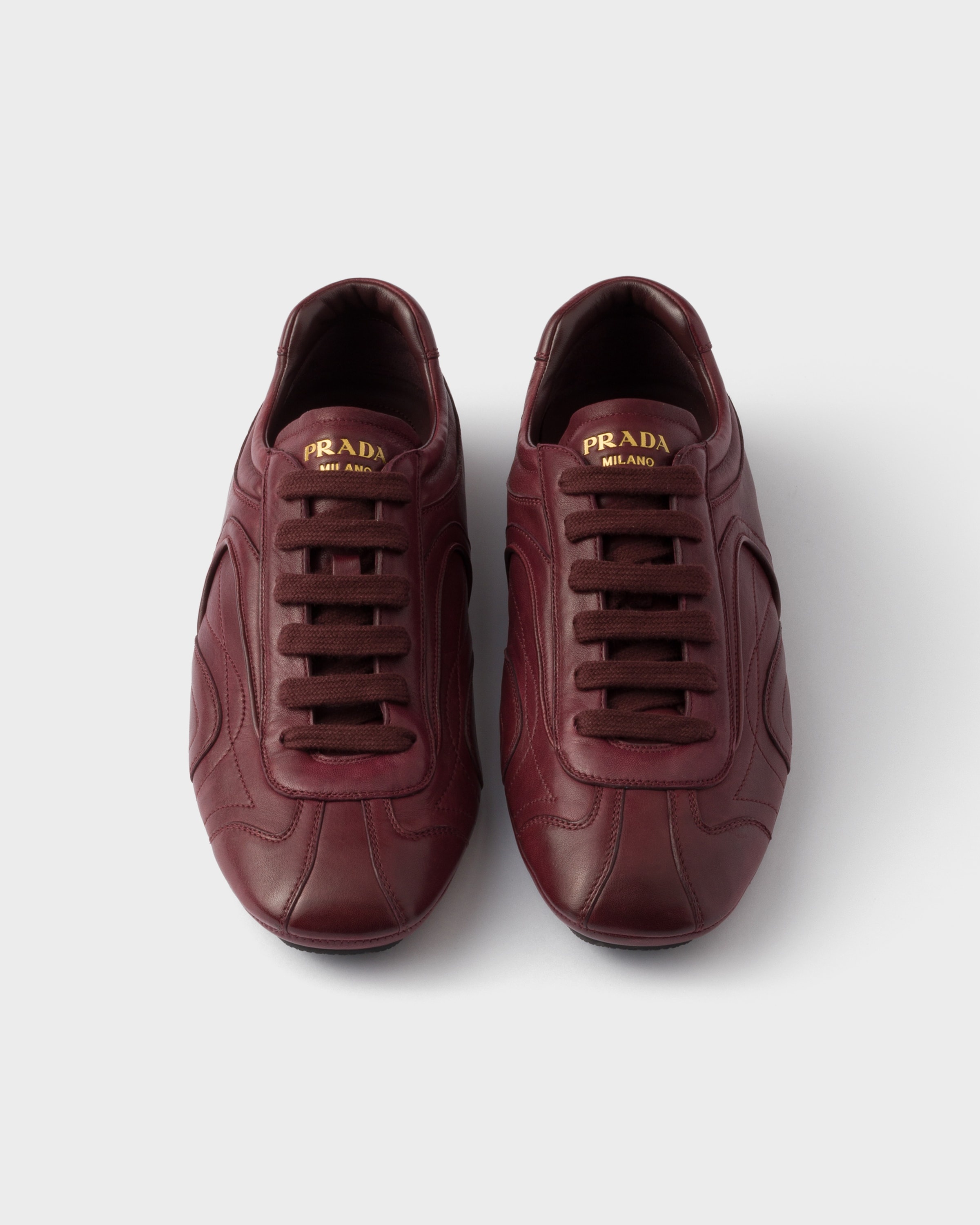 Montecarlo Re-Edition 2005 antiqued nappa leather sneakers - 4