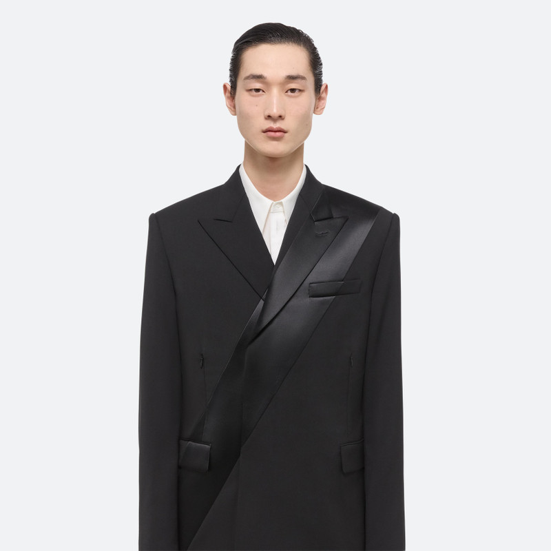 VIRGIN WOOL TUXEDO CAR BLAZER 10