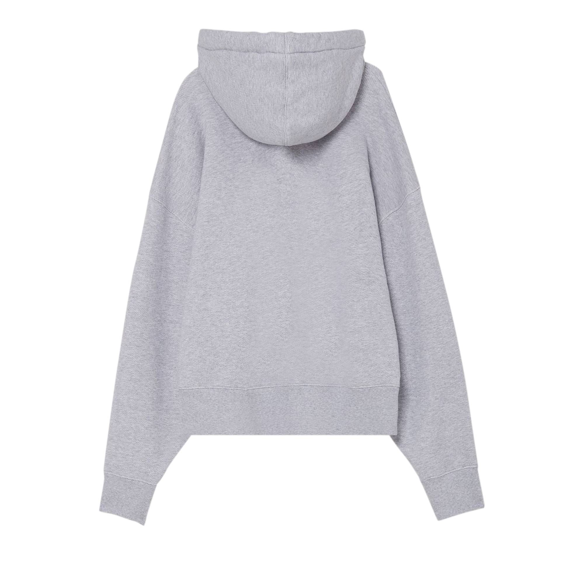 Palm Angels Pirate Bear Hoodie 'Melange Grey/White' - 2