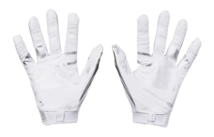 Under Armour F8 Football Gloves 'White Metallic Silver' 1368851-100 - 2