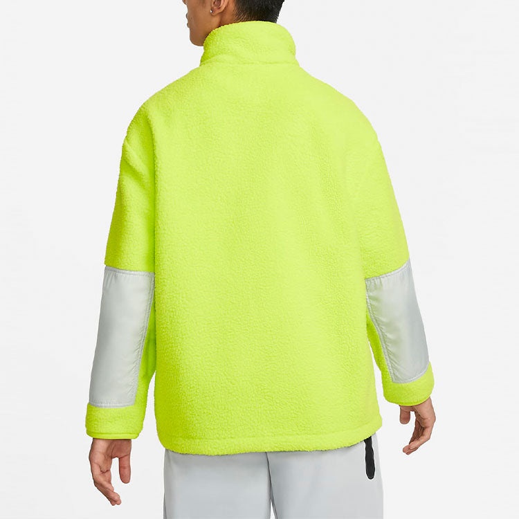 Nike SS22 Full-length zipper Cardigan Fleece Jacket Green DD5022-345 - 5