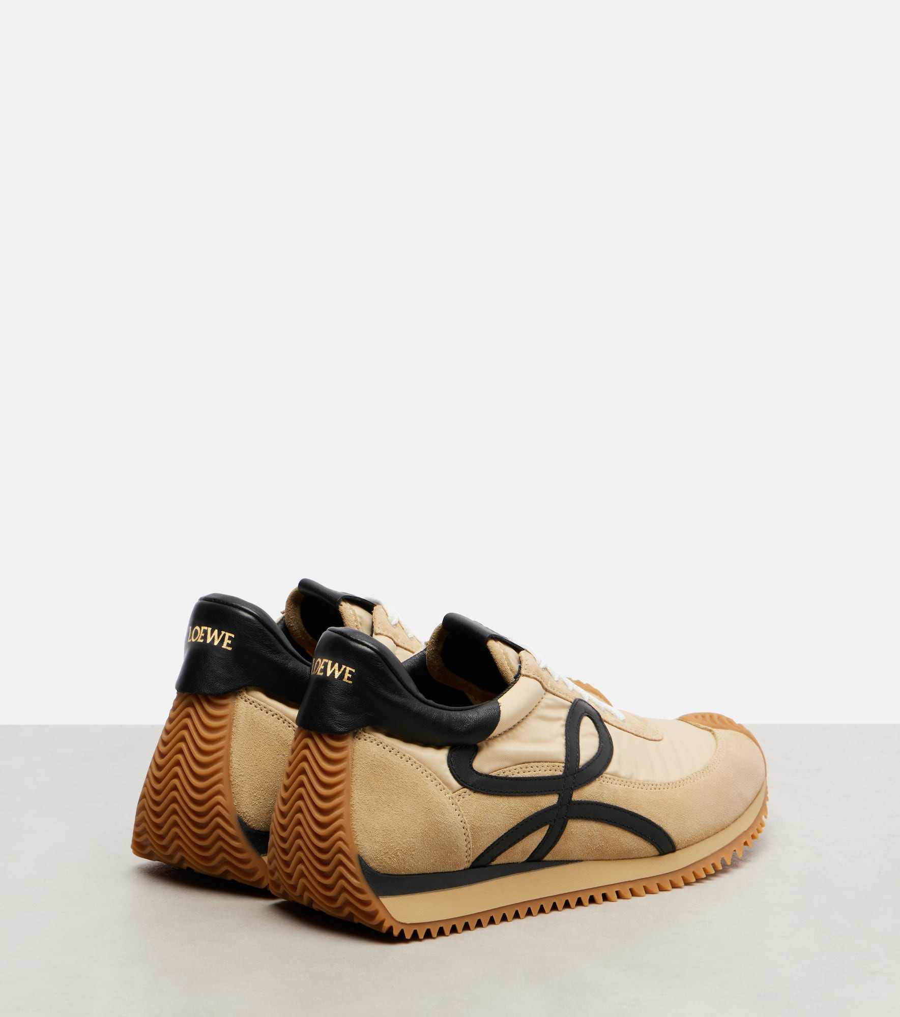 Flow Runner suede sneakers - 3