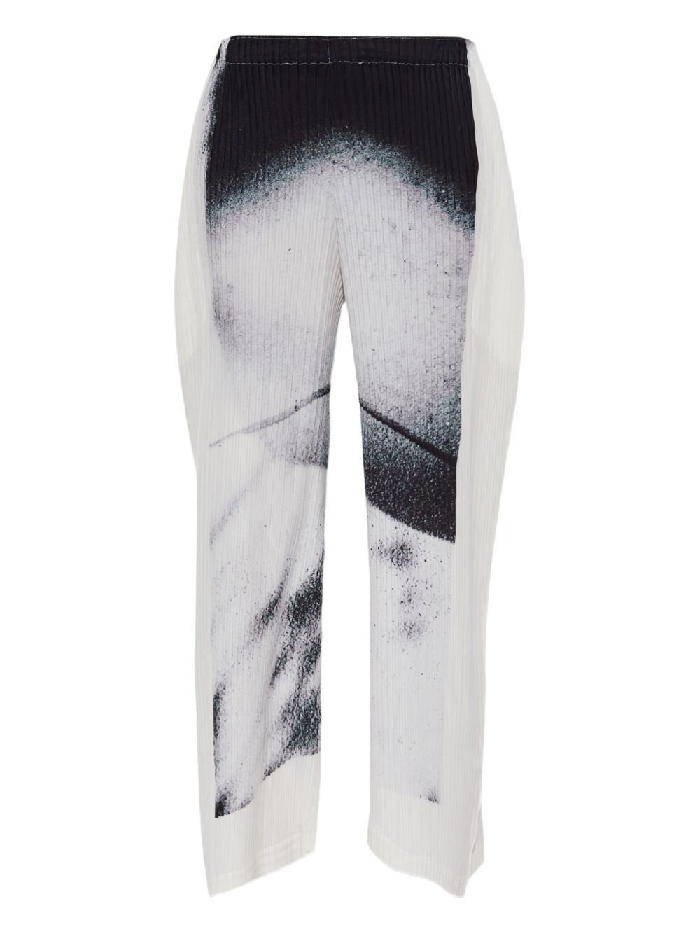 Shadow Study printed pleated trousers - 1