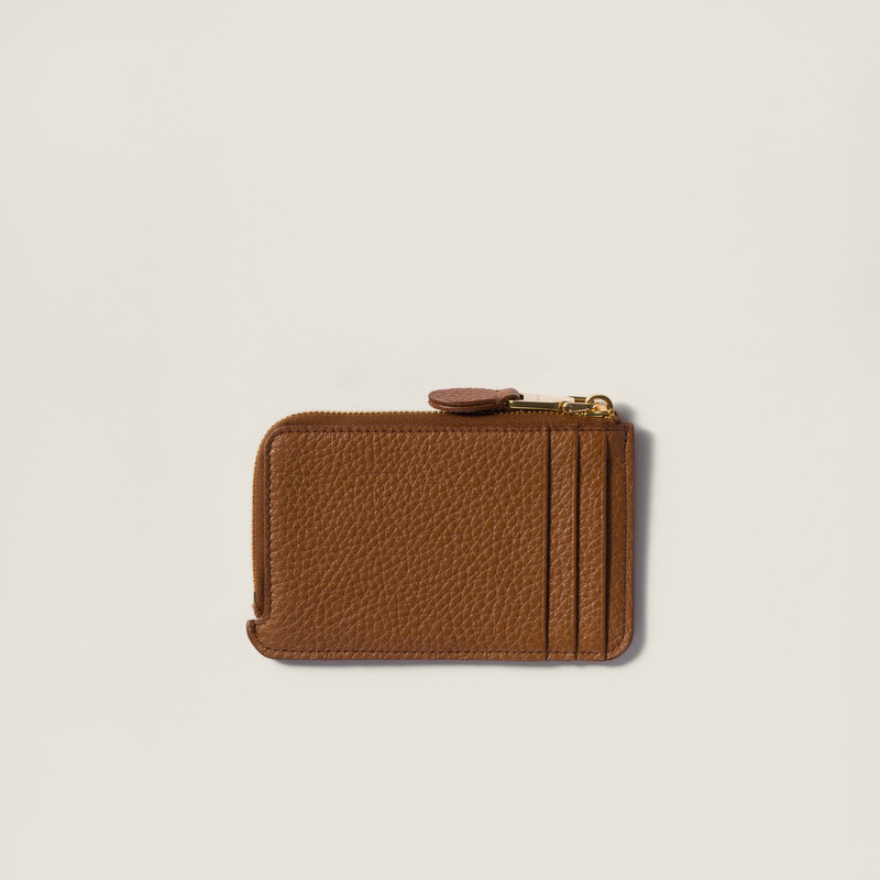 Leather pouch card holder 3