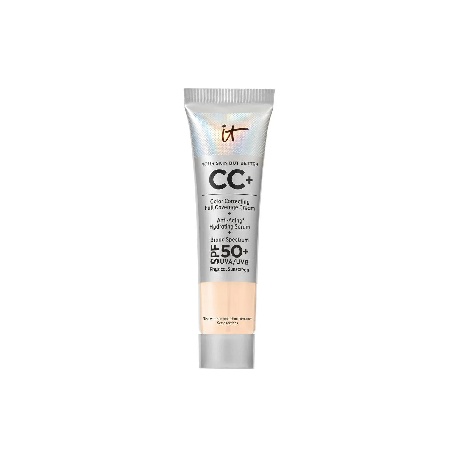 CC+ Cream Full-Coverage Foundation with SPF 50+ Travel Size - 1