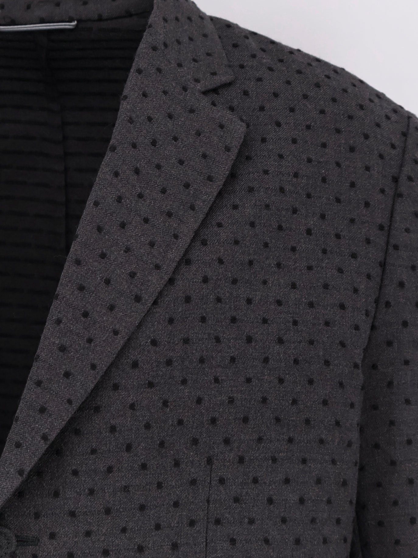 Dior Polka-Dots Virgin Wool And Alpaca Jacquard Blazer - 3