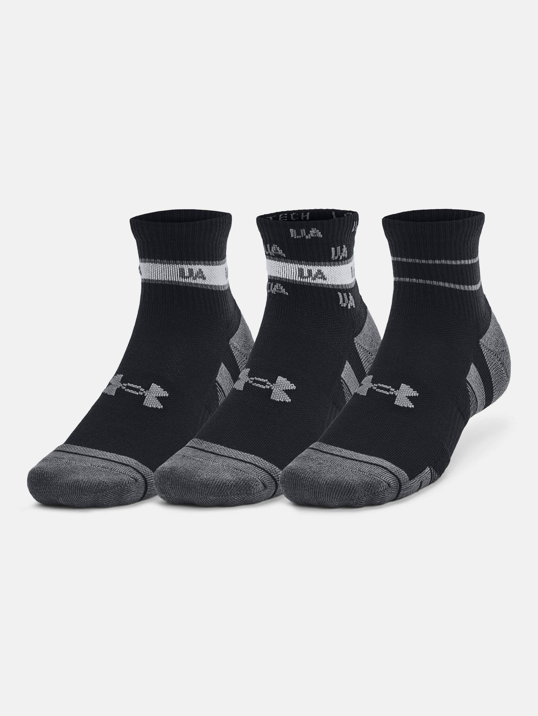 Unisex UA Performance Tech 3-Pack Quarter Socks - 3