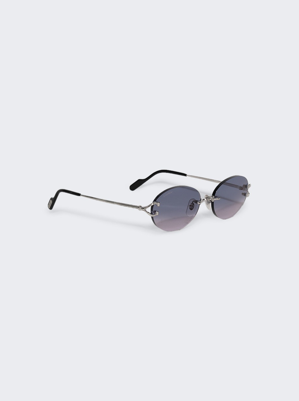 Signature C Sunglasses Silver - 4