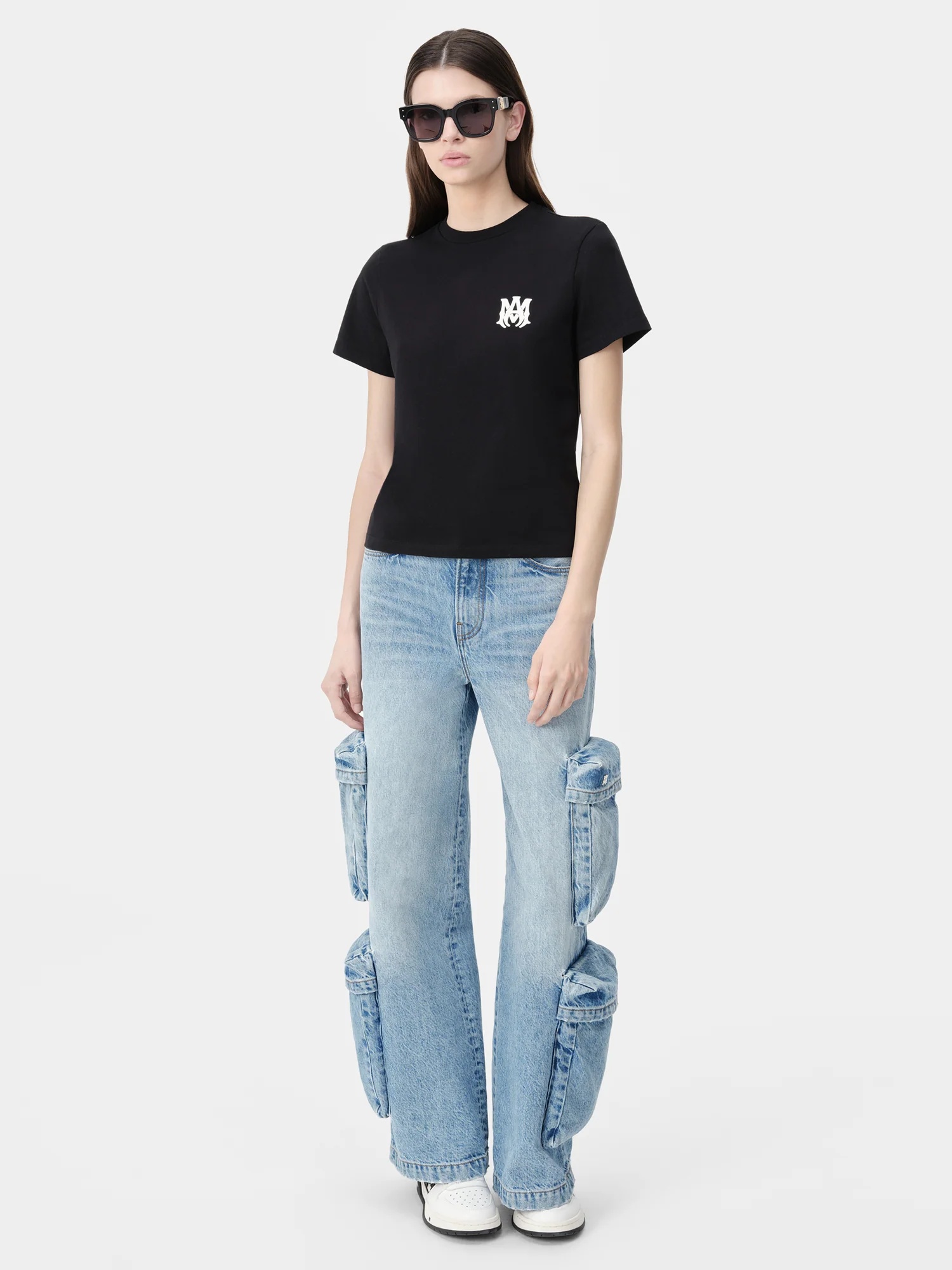 【AMIRI】WOMEN MA CORE LOGO TEE Tシャツ AMJYTE1013-001 AMIRI WOMEN'S MA CORE LOGO TEE | REVERSIBLE