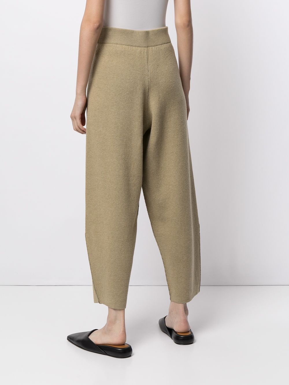 tapered cropped trousers - 4