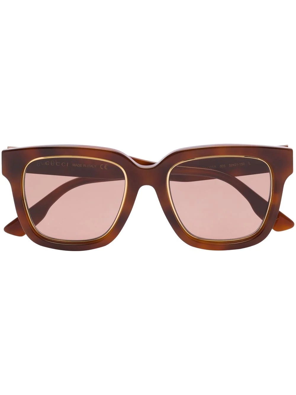 oversized square-frame sunglasses - 1