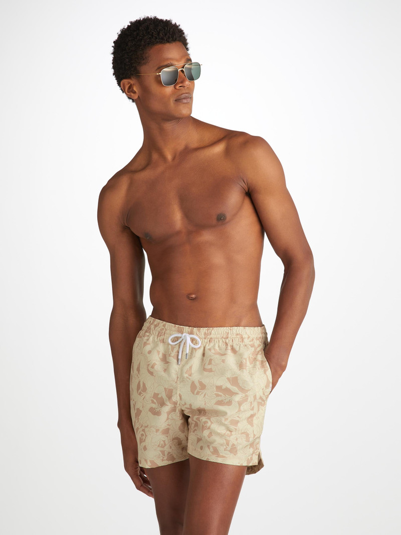 Men's Short Swim Shorts Maui 64 Sand 1