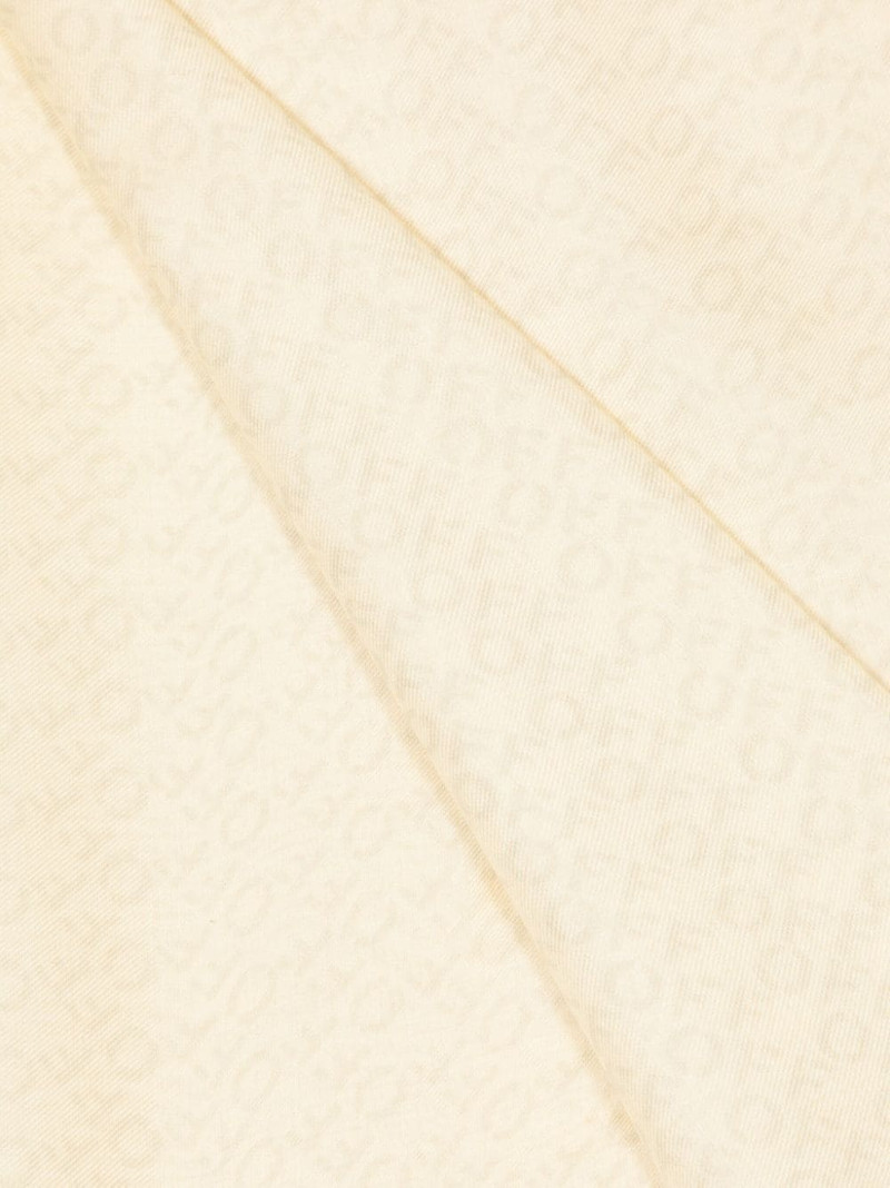 fringed-edge 미세 니트 스카프 3