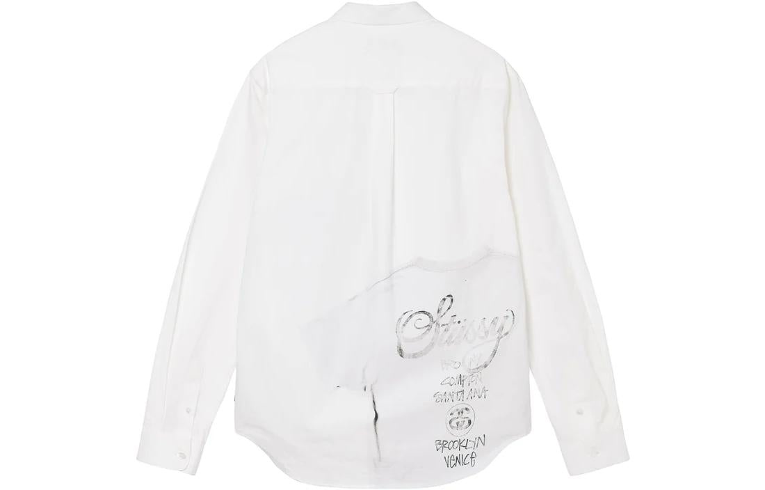 Stussy World Tour Logo Shirt 'White' 1110249 - 3