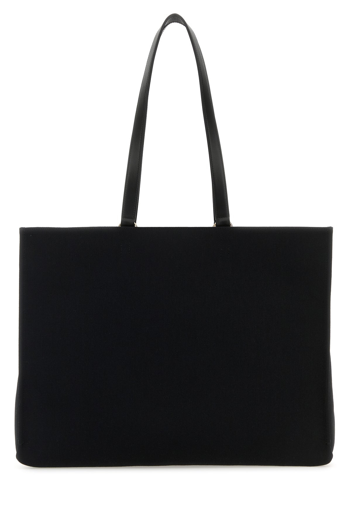 Black canvas large TT Sign shopping bag - 3