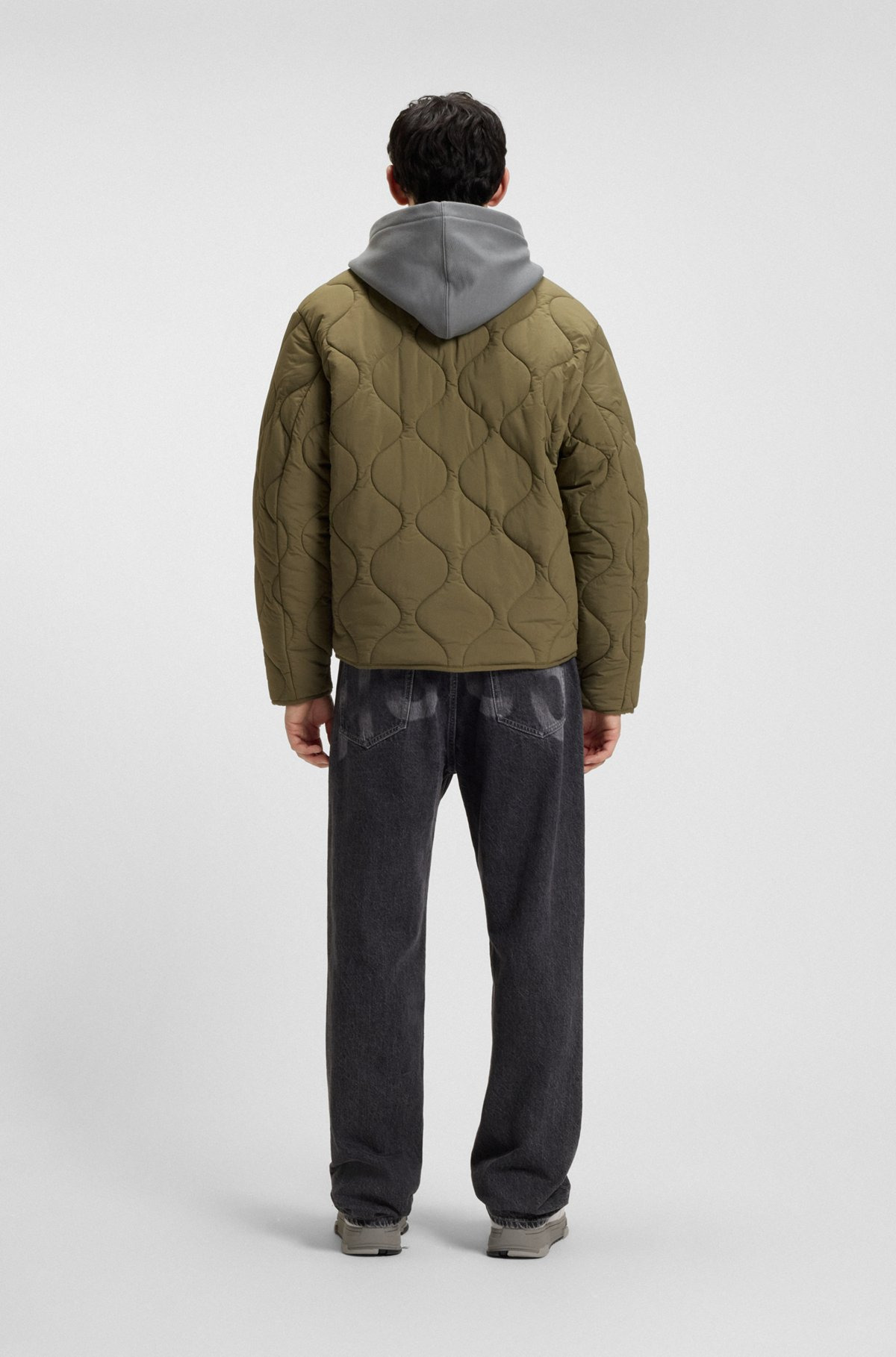 WATER-REPELLENT JACKET WITH ONION QUILTING - 4