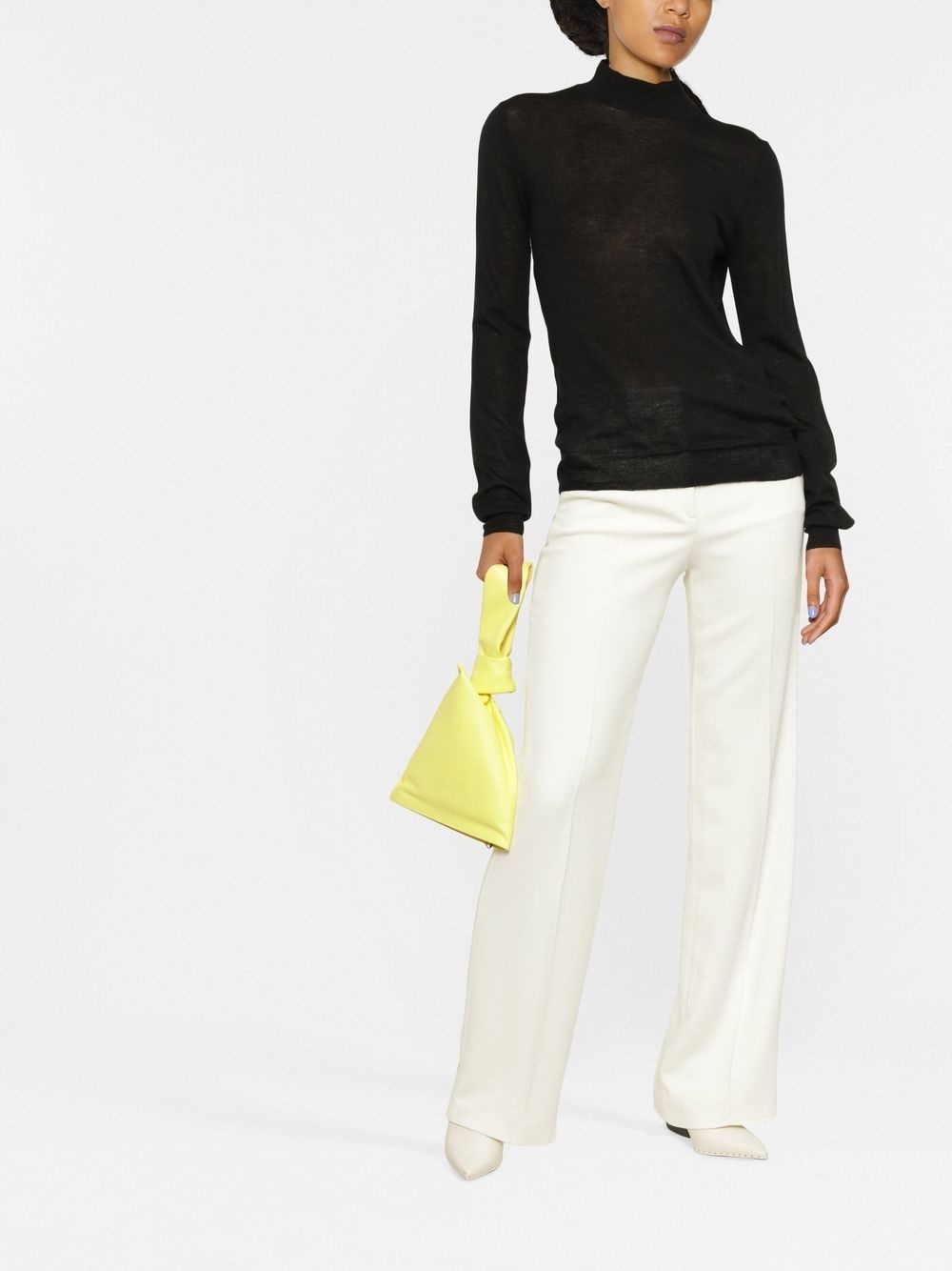 long-sleeved cashmere jumper - 2