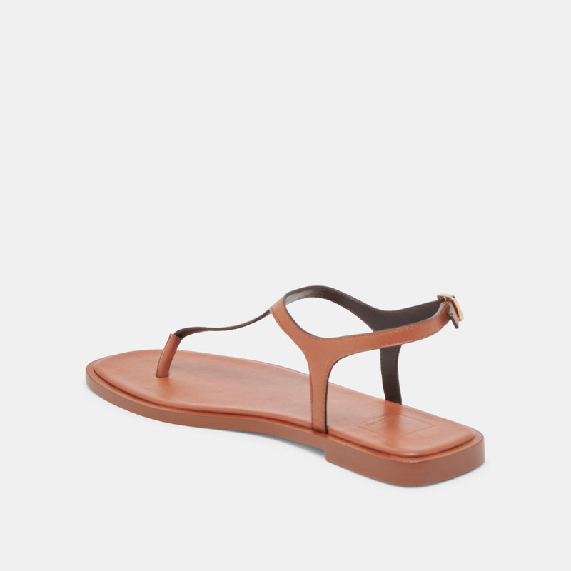 RAYE SANDALS TAN LEATHER 5