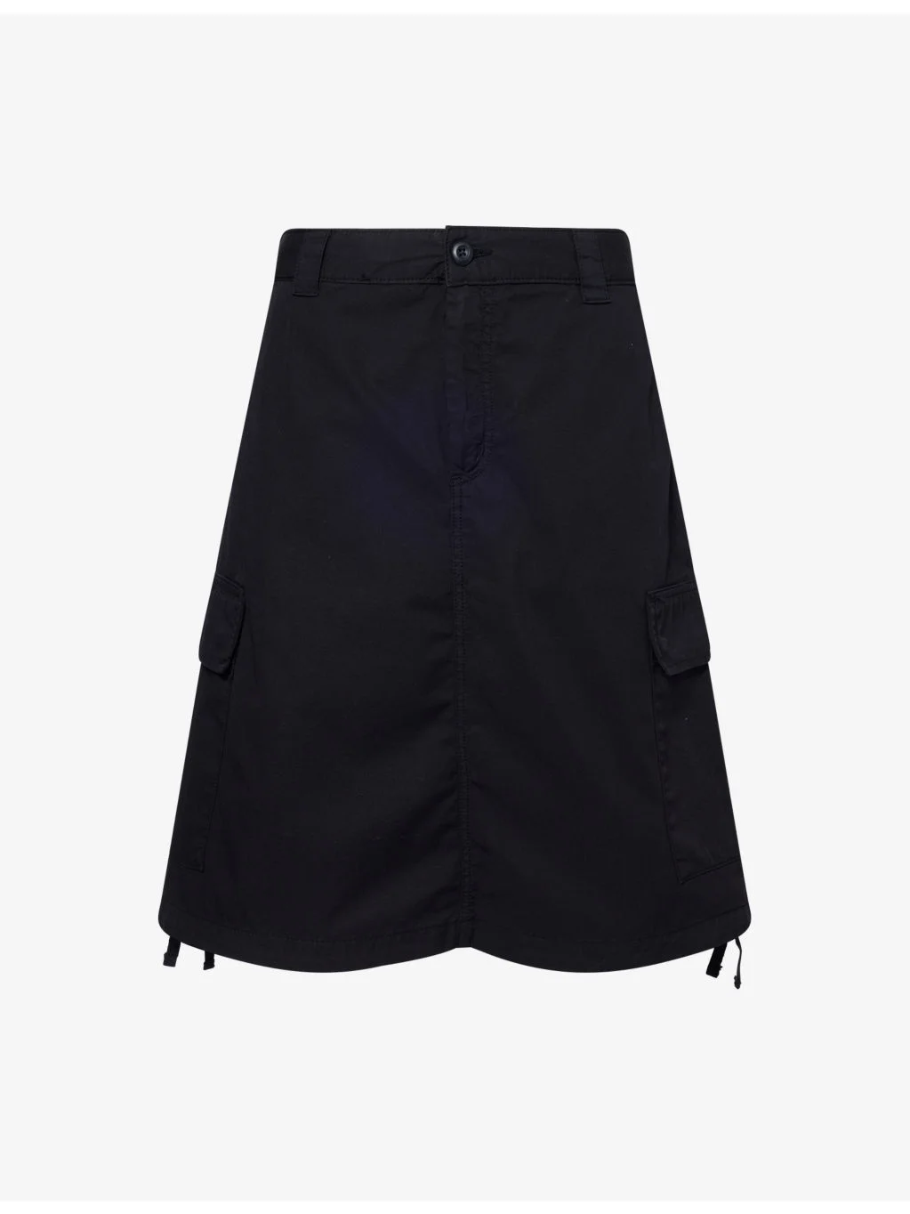 W' Kingston Flap-Pocket Cotton-Twill Mini Skirt - 1