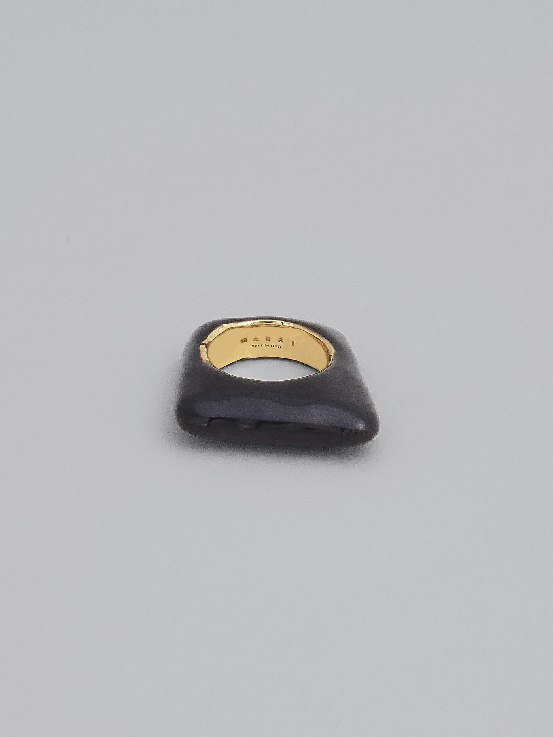 TRAPEZE BLACK RING - 4