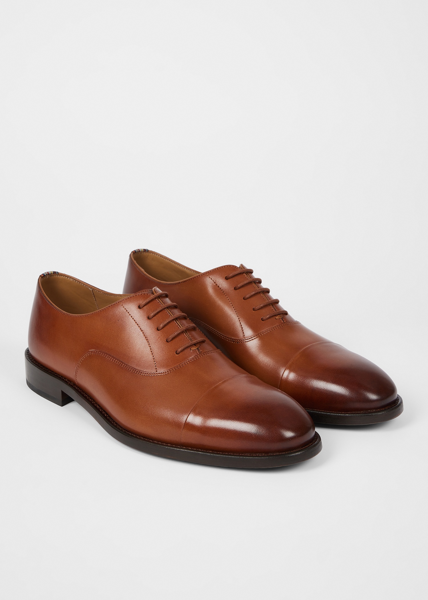 Leather Tan 'Garson' Shoes - 4