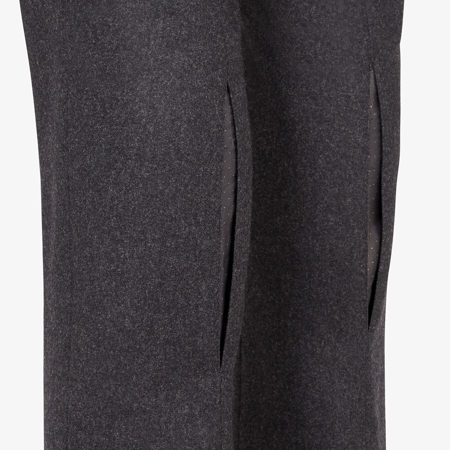 Gray wool pants - 3