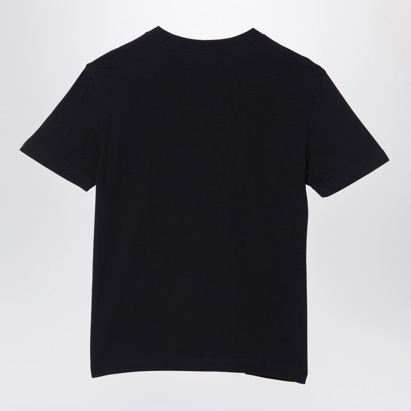 Fendi Black Cotton T-Shirt With Logo Women - 2