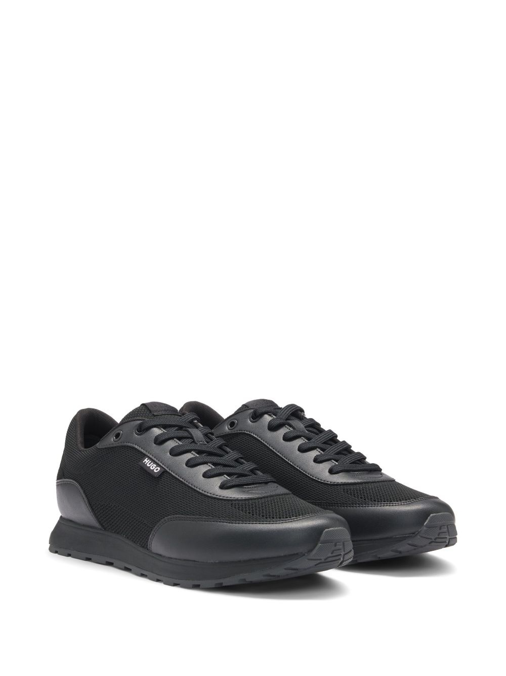 knit-effect sneakers - 2