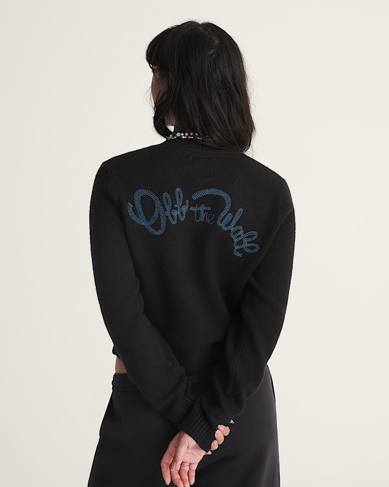 Dolly Chain Stitch Cardigan Sweater 4