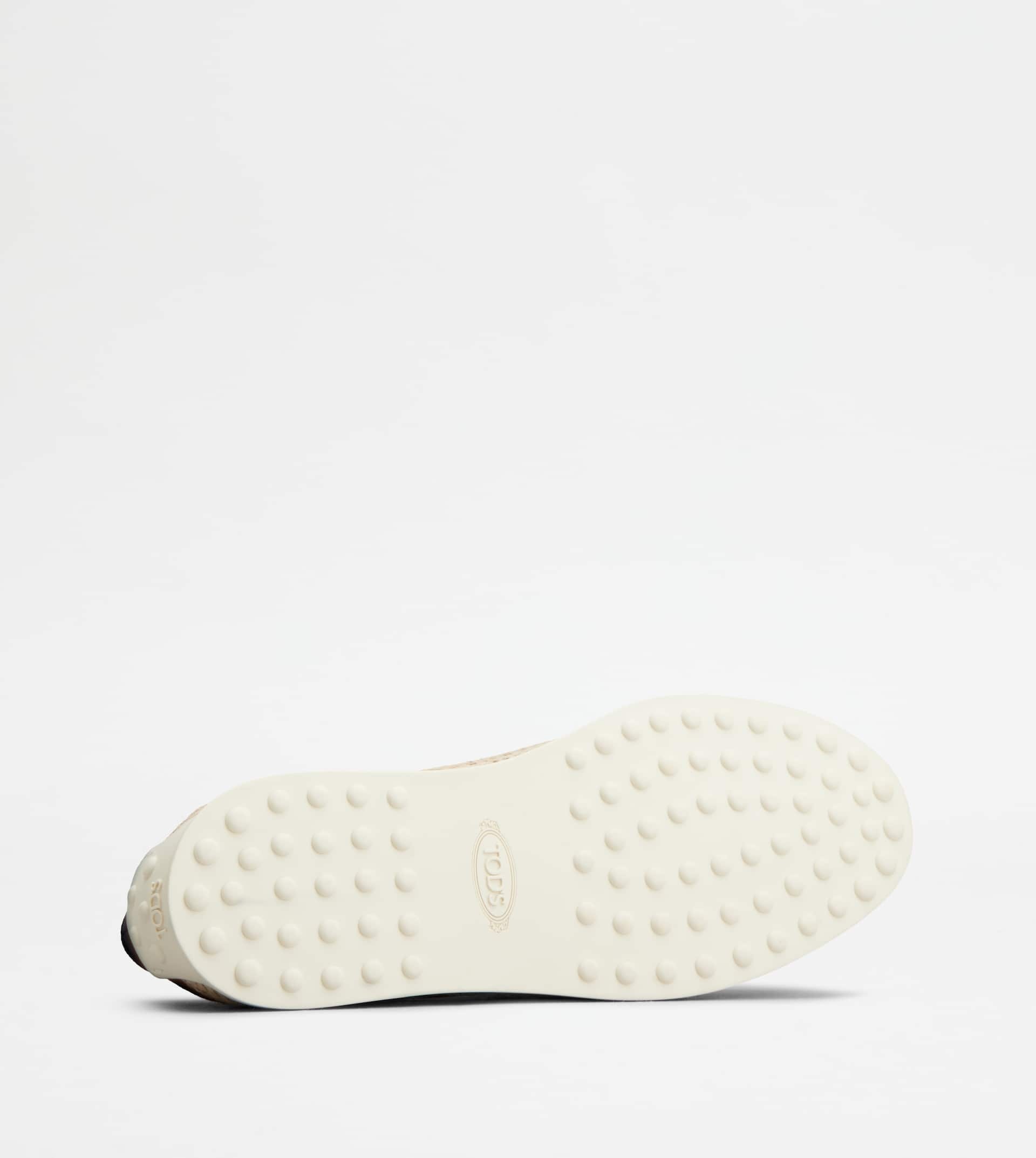 LOAFERS IN SUEDE - BLUE - 4