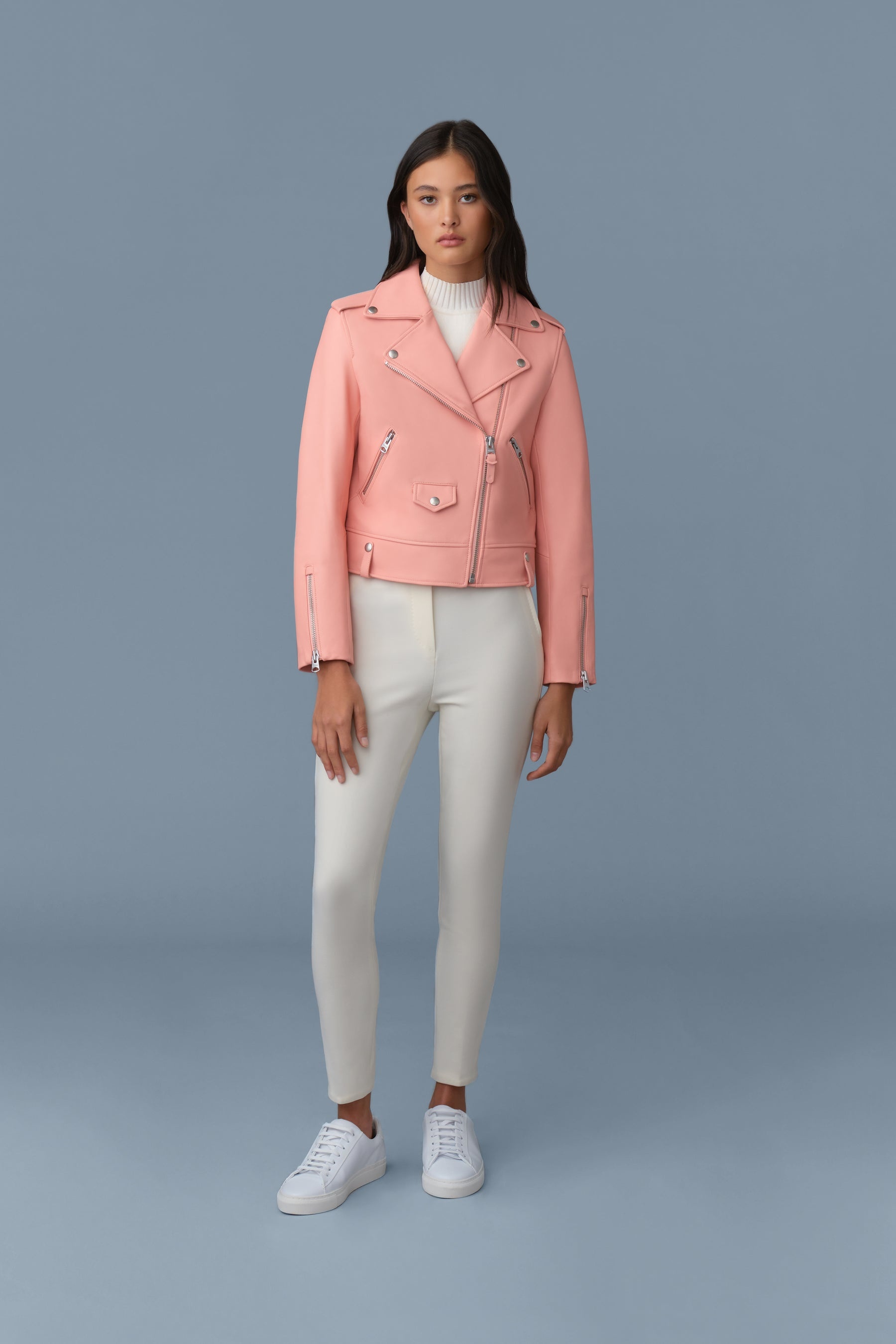 BAYA (R) Leather biker jacket - 2