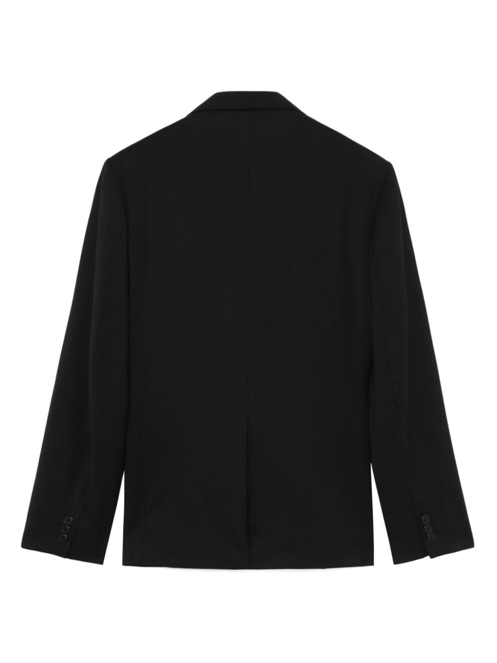 stripe-detail off-centre blazer - 6