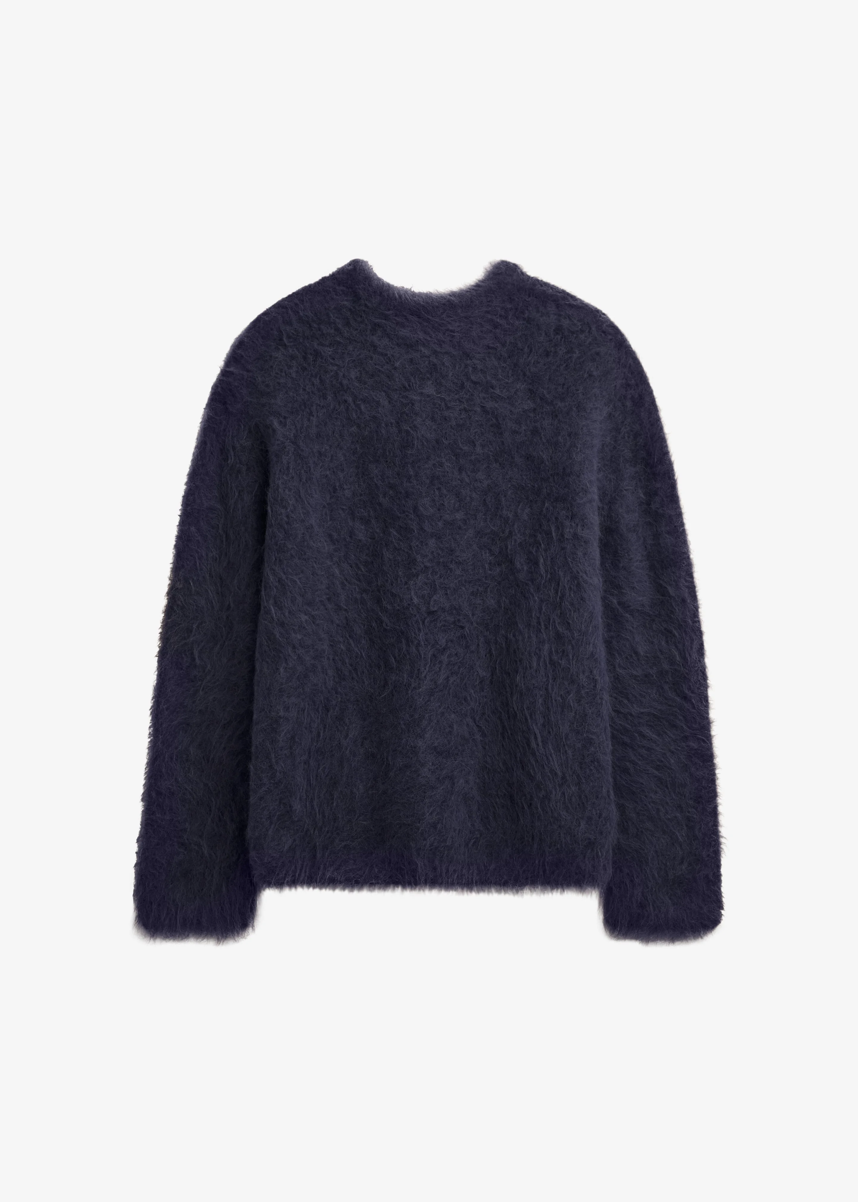 Willy Alpaca Knit Sweater - Navy - 1