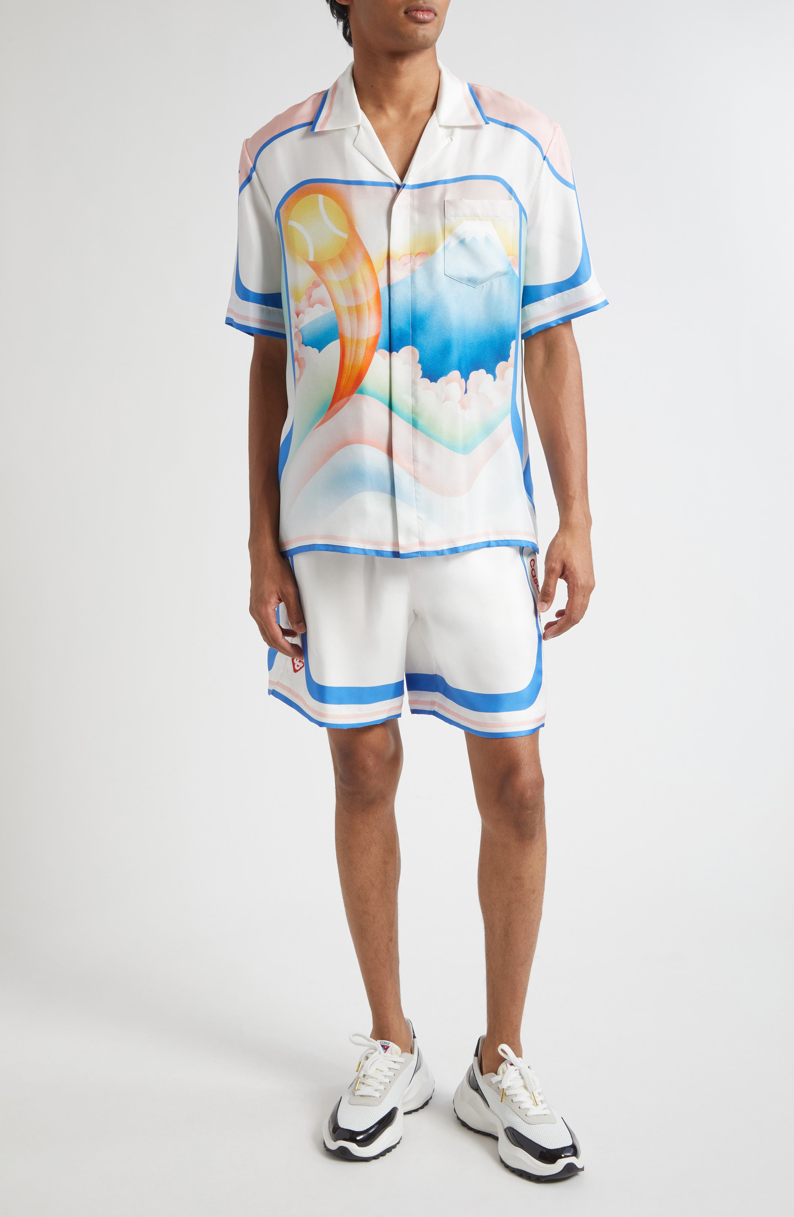 Casablanca Fuji Dream Silk Camp Shirt at Nordstrom - 2
